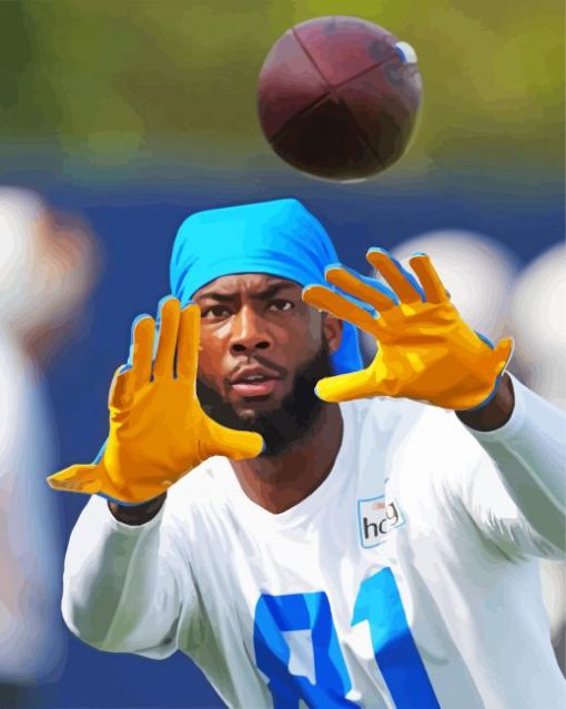 Mike Williams La Chargers Player paint by number