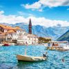 Montenegro Perast Town paint by number