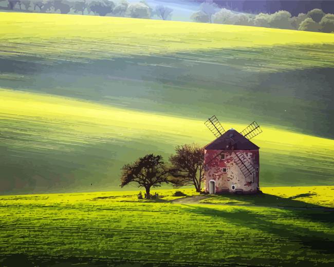 Moravia Tuscany paint by number