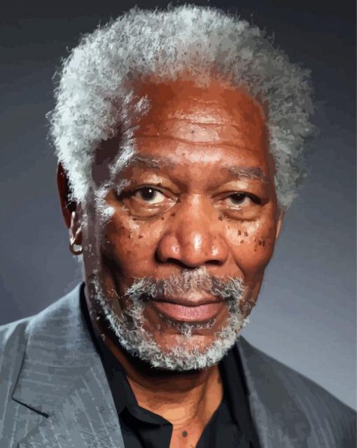 Morgan Freeman paint by number