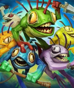 Murloc Characters paint by number