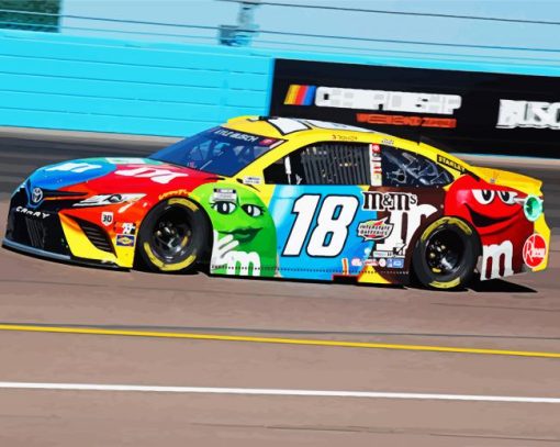 Nascar paint by number