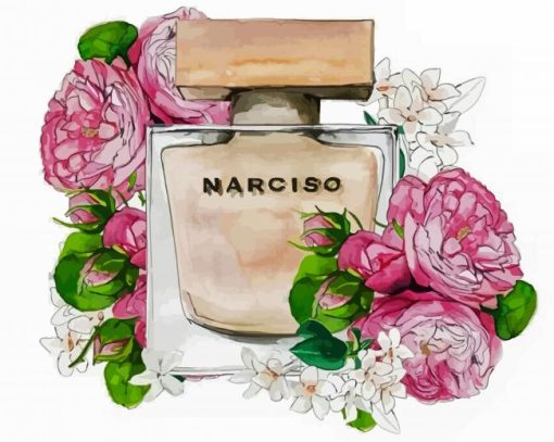 Narciso Fragrance paint by number