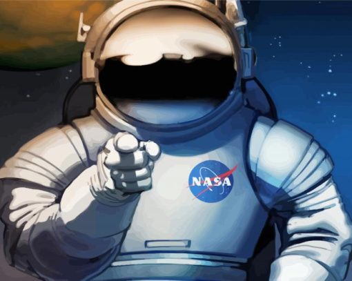 Nasa Astronaut paint by number