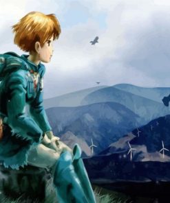 Nausicaa Of The Valley Of The Wind Anime paint by number