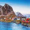 Norway Lofoten Landscape paint by number