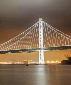 Oakland Bay Bridge San Francisco paint by number