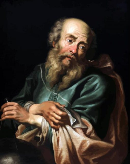 Old Galileo Galilei paint by number
