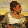 Orphan Girl At The Cemetery By Delacroix Eugene paint by numbers