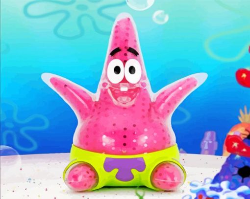 Patrick Star paint by number