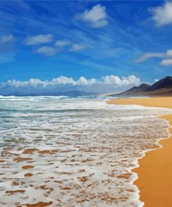Playa De Cofete Fuerteventura paint by number