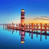 Podersdorf Lighthouse In Austria paint by number