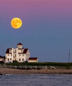 Point Judith Lighthouse Narragansett paint by number