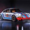 Porsche Martini 911 paint by number
