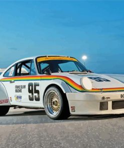 Porsche Race Car paint by number