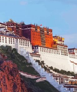 Potala Palace Lhasa paint by number
