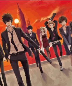 Psycho Pass Characters paint by number