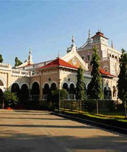 Pune Aga Khan Palace paint by number