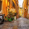 Rome Street Italy paint by number