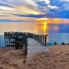 Sleeping Bear National Lakeshore Sunset paint by number