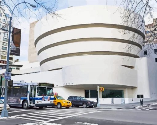 Solomon R Guggenheim Museum paint by numbers