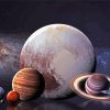 Space Planets paint by number