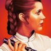 Star Wars Princess Leia paint by numbers