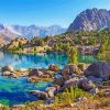 Tajikistan Fann Mountains paint by number