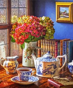 Tea Time paint by number