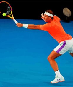 Tennis Player Rafael Nadal paint by numbers
