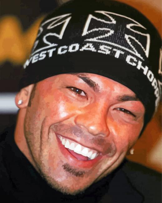 The Boxer Arturo Gatti paint by number
