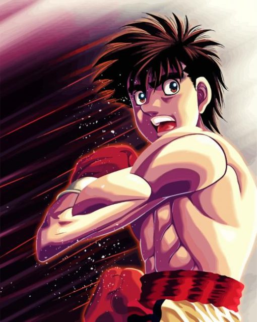 The Boxer Ippo Makunouchi paint by number