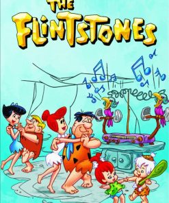 The Flintstones Animated Sitcom paint by number