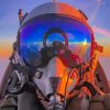 The Jet Fighter Pilot paint by number