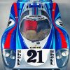 The Martini Car paint by number