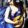 The Musician Tamra De Lempicka paint by numbers