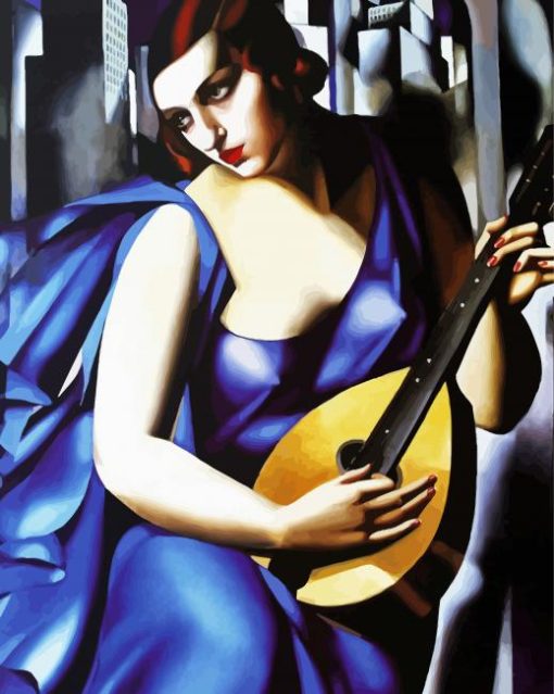The Musician Tamra De Lempicka paint by numbers