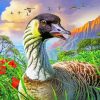 The Nene Goose paint by number