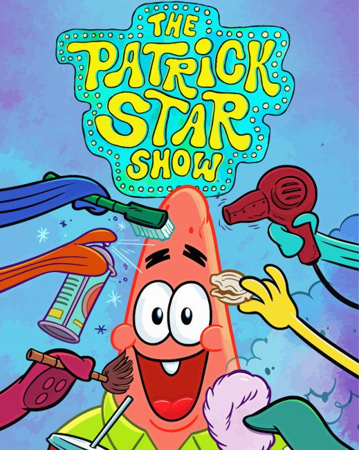 The Patrick Star Show paint by number