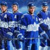 Toronto Maple Leafs Ice Hockey Players paint by numbers