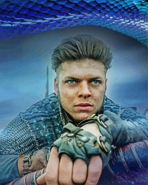 Vikings Ivar the Boneless Paint By Numbers - PBN Canvas