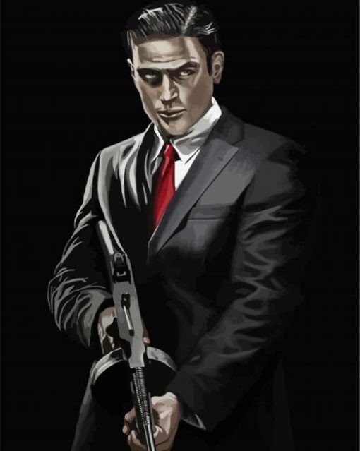 Vito From Mafia II paint by numbers