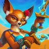 Vulpera The Princess Of Sand paint by numbers