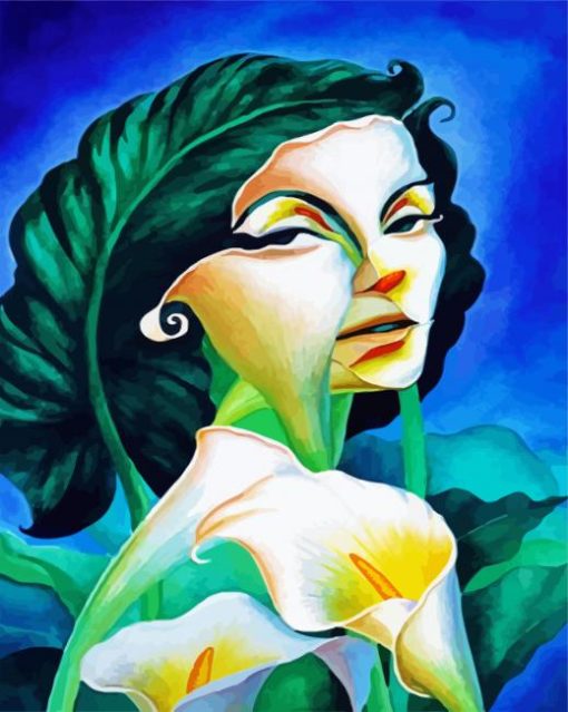 Woman Of Substance Octavio Art paint by number