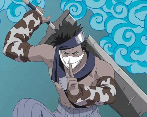 Zabuza From Naruto Anime paint by number