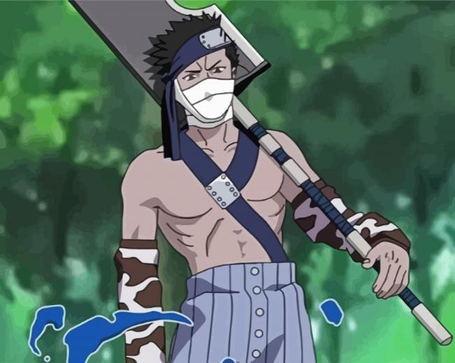 Zabuza From Naruto paint by number
