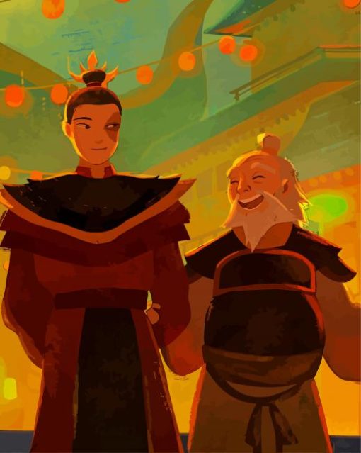 Suko And Iroh Avatar paint by numbers