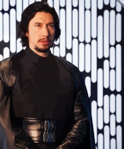 Adam Driver Kylo paint by numbers