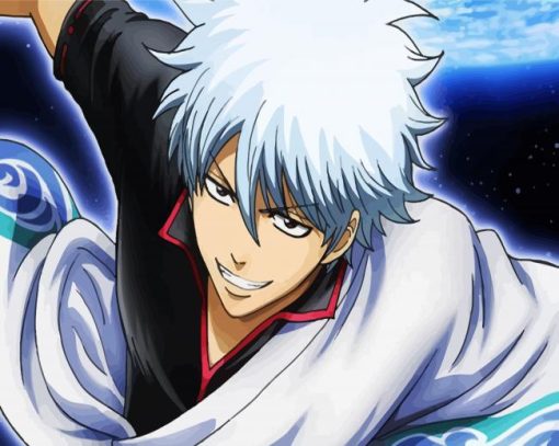Aesthetic Gintama paint by number
