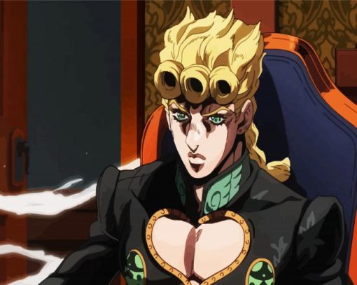 Aesthetic Giorno Giovanna Manga Anime paint by number